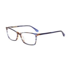 NEW Brooklyn Blue & Brown Stripped MYA Eyeglasses 53/15/135